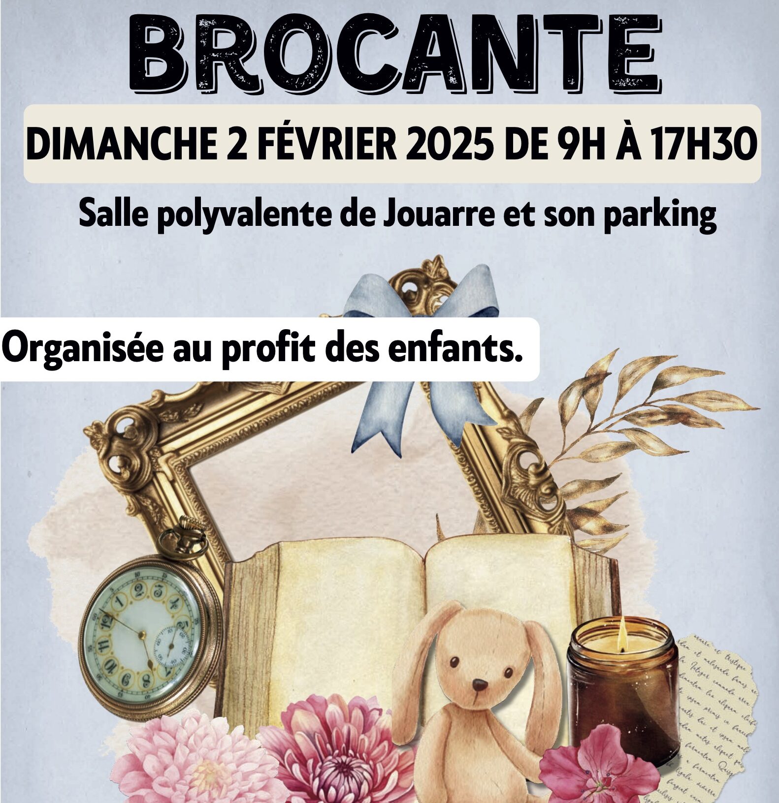 Affiche brocante 2025